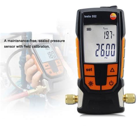 testo test gauge for hvac pressure drops|testo wireless gauges.